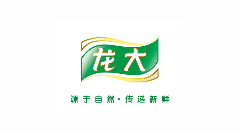 龍大食品集團logo設計及品牌VI